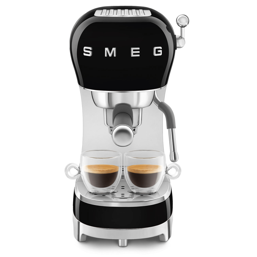 Smeg ECF02BLEU Espresso Manual Kahve Makinesi - Siyah