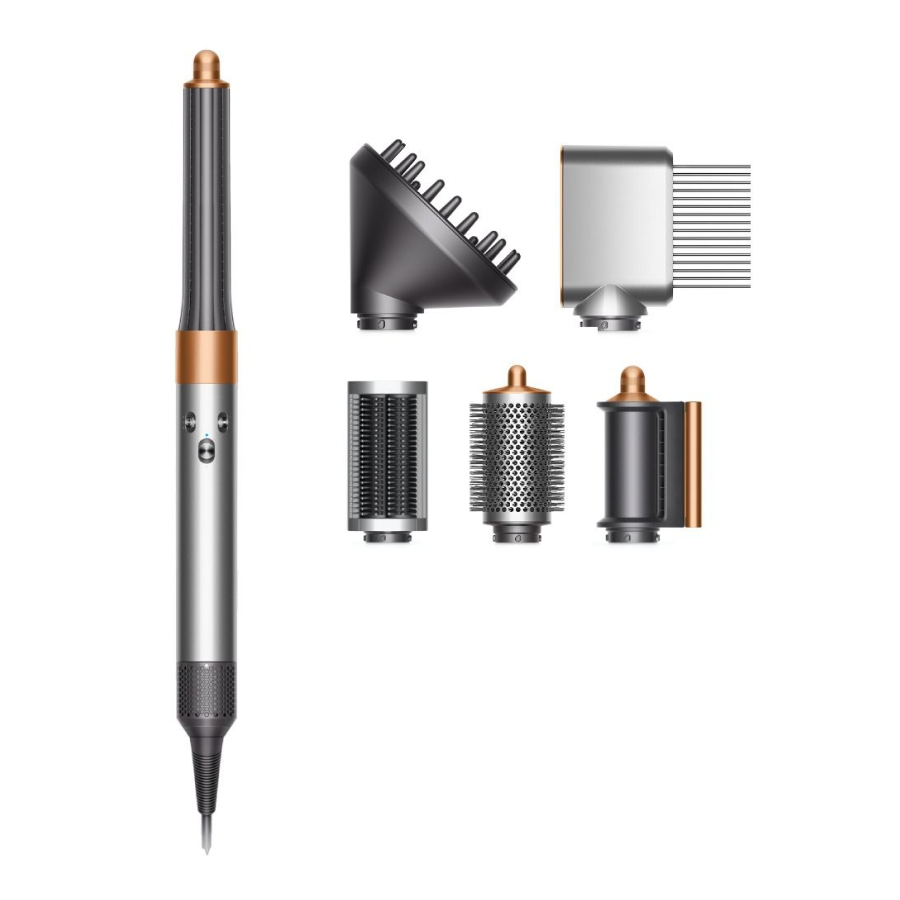 Dyson HS05 Complete Long Diffuse Multi-Styler Airwrap (Bright Nickel and Rich Copper)