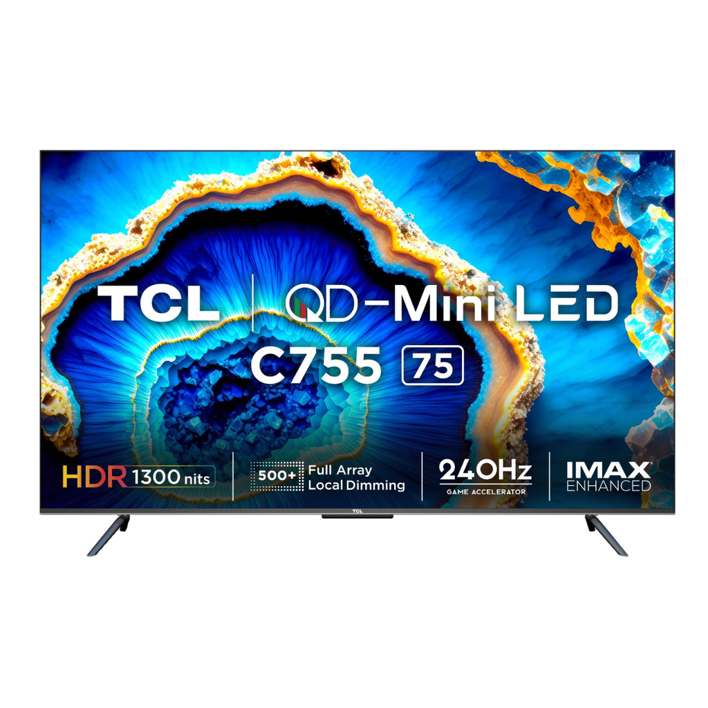 TCL 75C755 75&quot; 4K Ultra HD Smart QD-Mini LED Google TV