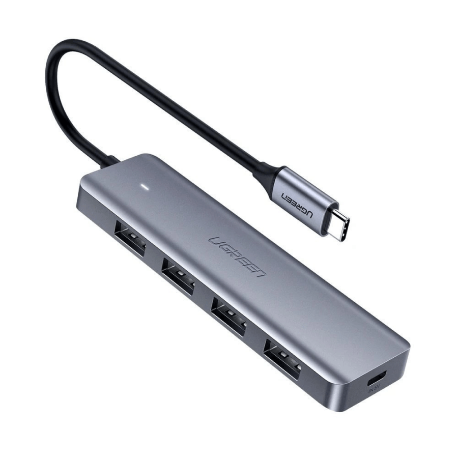 Ugreen CM219-70336B USB Type C HUB - 4x USB 3.2 Gen 1 with USB-C Power Port 