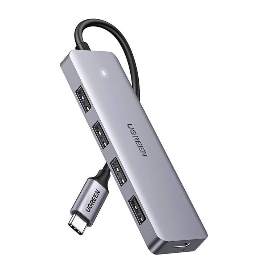 Ugreen CM219-70336B USB Type C HUB - 4x USB 3.2 Gen 1 with USB-C Power Port