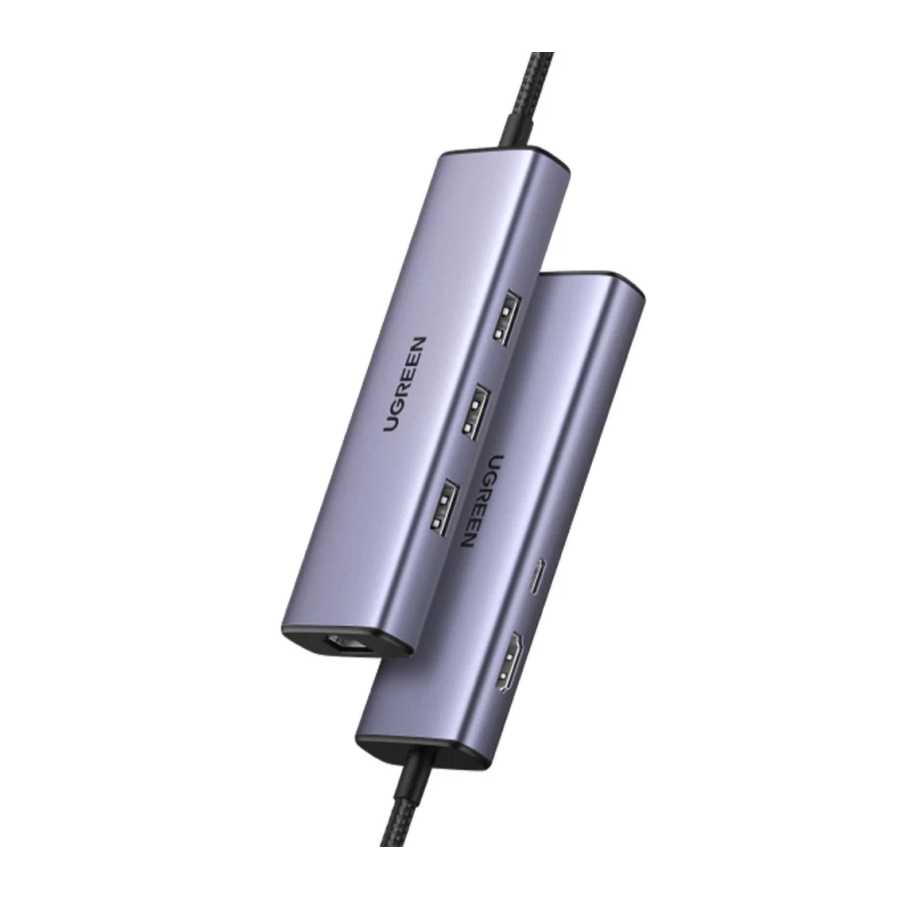 Ugreen CM512-15598 100W USB-C 6-in-1 Multifunction Adapter