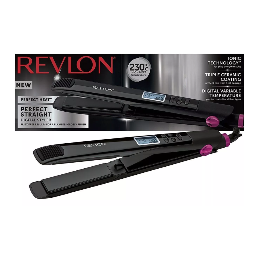 Revlon Perfect Heat Digital Styler Hair Straightener 230°C RVST2165UK