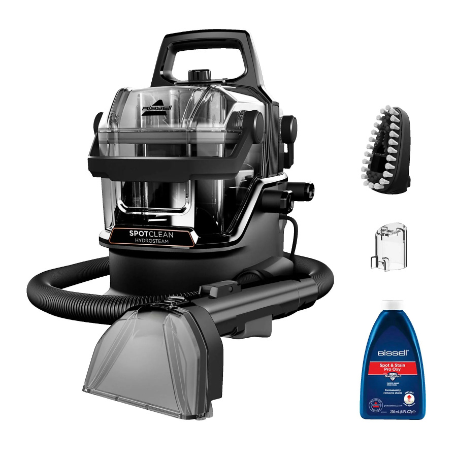 Bissell SpotClean HydroSteam Select - Steam Carpet&amp;Sofa Washing and Stain Removal Machine Suitable for Use on Different Surfaces 3697N