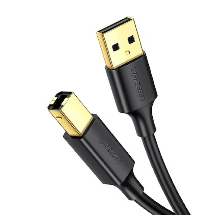 Ugreen USB 2.0 AM to BM Print Cable 3m | Black (10351B)