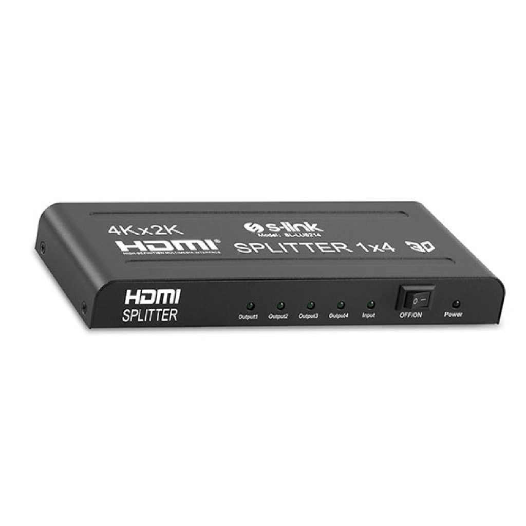 S-Link SL-LU6214 4K*2K 1*4 (4-Port) HDMI Splitter