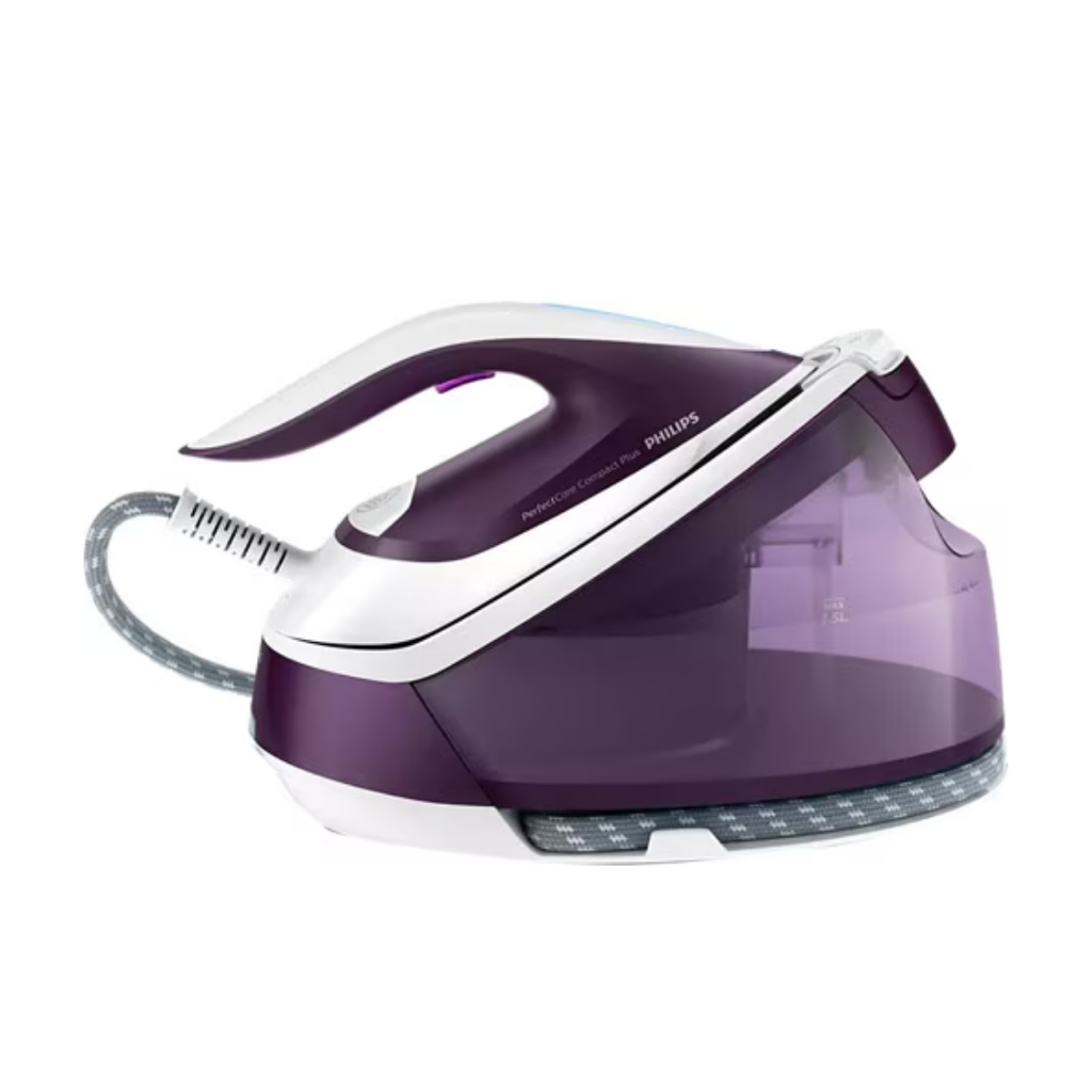 Philips Home PerfectCare Compact Plus GC7933/30 Steam press 2400W Purple, White