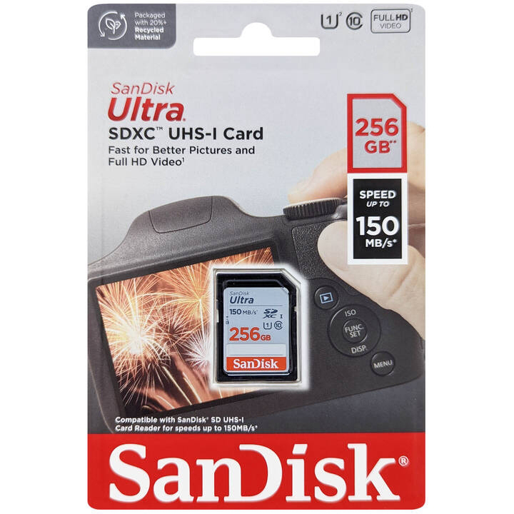 SanDisk 256GB Ultra SDSDUNC SD Memory Card