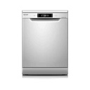 Sharp QWNA1BF47EIEU Freestanding Dishwasher - stainless steel