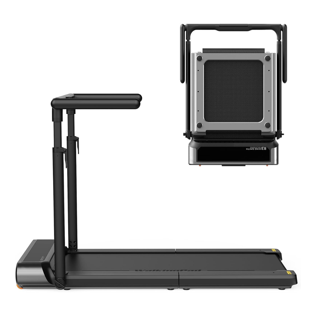 King Smith R3 Hybrid+ Walking Pad Foldable Treadmill with Side Armrest - Black Yürüyüş Bandı WP440Q4