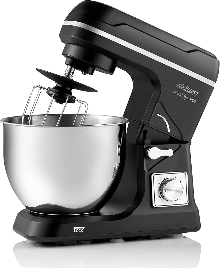 Arzum AR1143-S Crust Mix Neo Siyah 1400 W 5 lt Stand Mikser