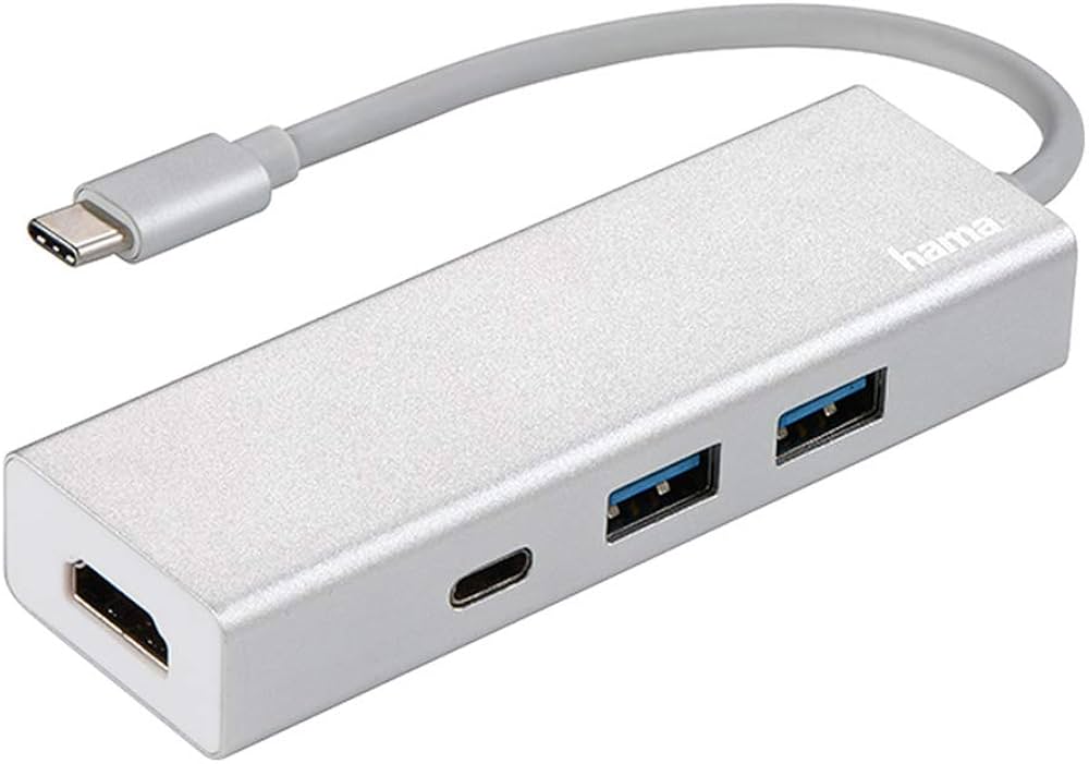 HAMA USB-C 3.1 Adaptör 2xUSB-A,1xUSB-C,1xHDMI,1xEthernet - HM.200109