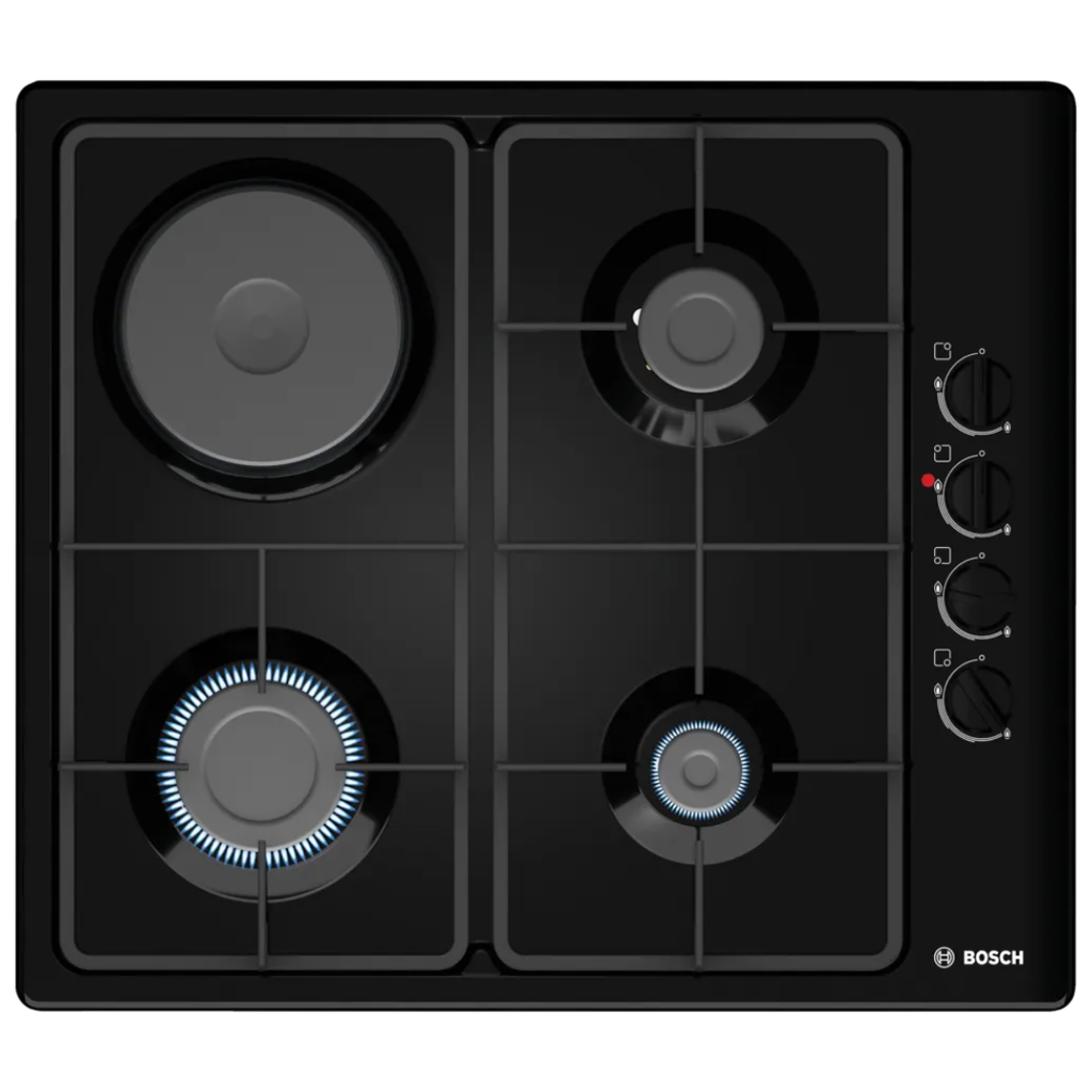 Bosch Series 2 Mixed hob (gas and electric) 60 cm Black - PBY6C6B62O