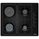 Bosch Series 2 Mixed hob (gas and electric) 60 cm Black - PBY6C6B62O