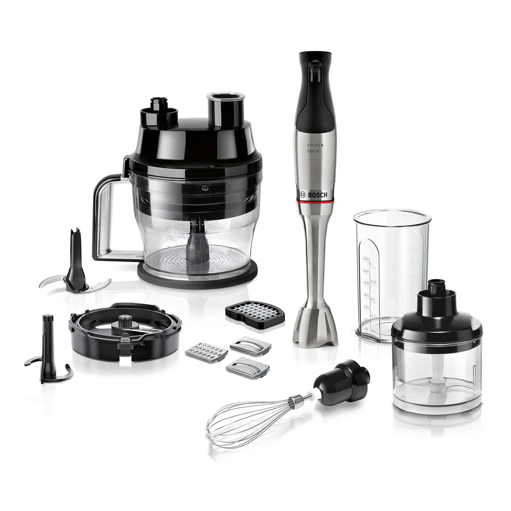 Bosch Seri 6 El Blenderi ErgoMaster 1200W Paslanmaz Çelik - MSM6M8X1