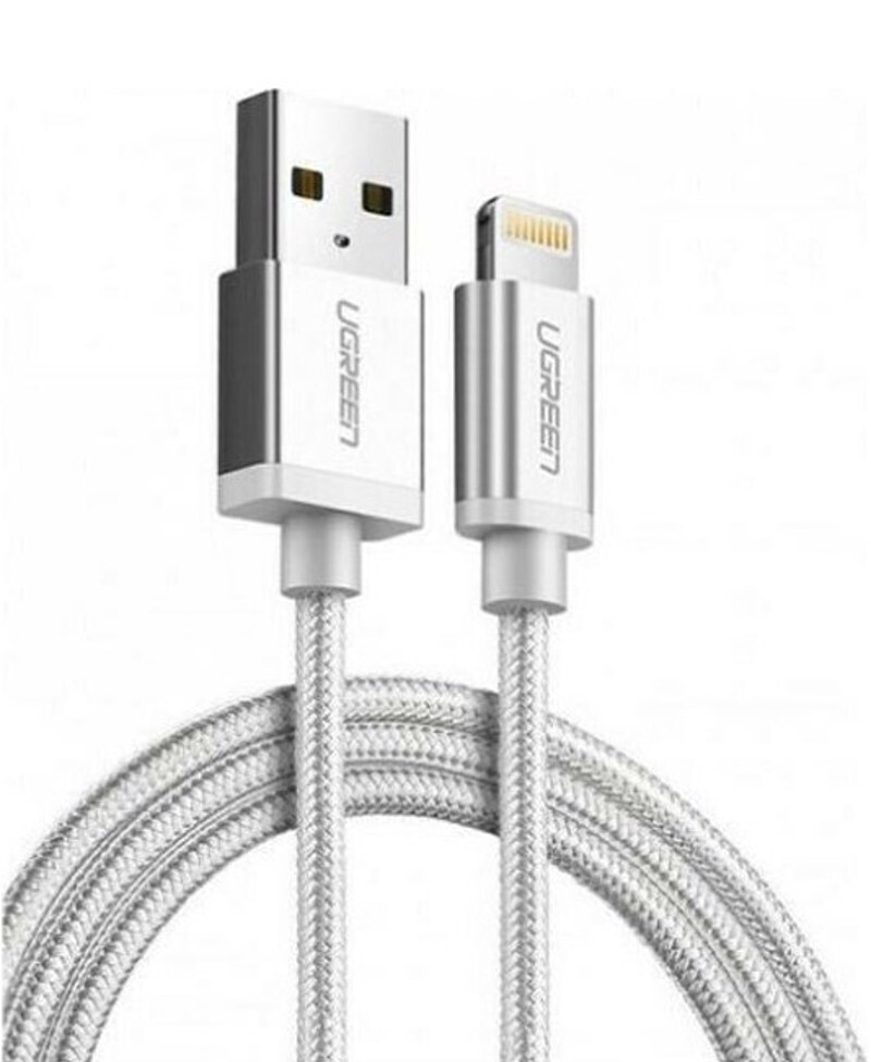 UGREEN Cable Lightning to USB 1M White (60161)