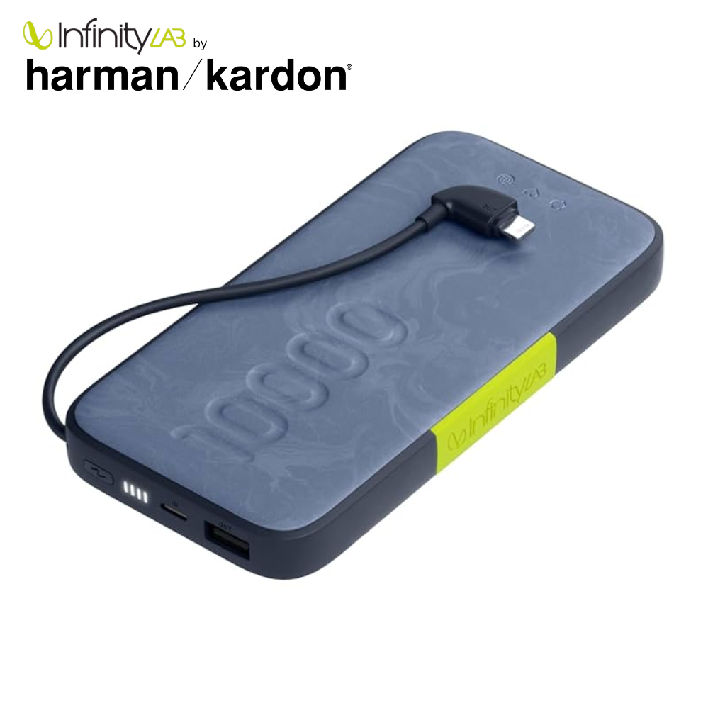 InfinityLab by Harman - InstantGo Powerbank 10000 mAh, Lightning, Mavi
