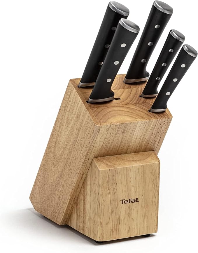 Tefal Ice Force Ahşap Standlı 5 Bıçak Seti 2100110589