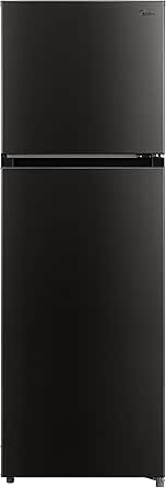 Midea 390L Gross &amp; 262L Net Double Door Refrigerator With Multi-Air Flow Technology - MDRT390MTE28AE Jazz Black