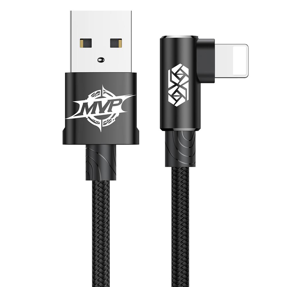 Baseus Cable MVP Elbow USB - Lightning 1m 2A Black