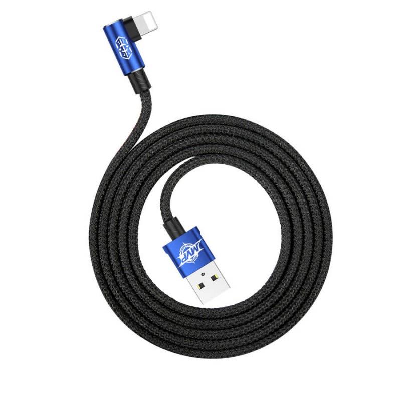 Baseus Mvp Elbow 2A Lightning Data Charge Cable 1M Blue