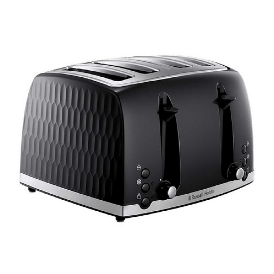 Russell Hobbs 26073 Honeycomb Collection 4 Slice Toaster