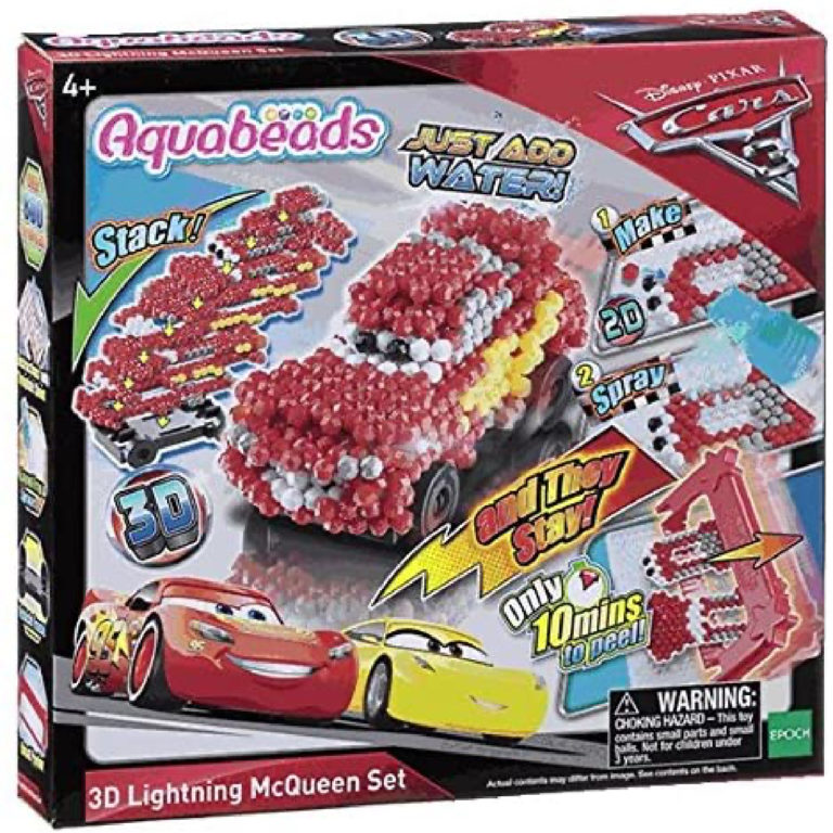 233835 Aquabeads - Cars 3 3D Lightning McQueen Set