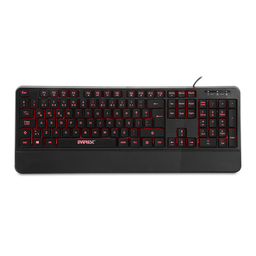 [SEG311] Everest KB-R61 BRIGHT Siyah USB 3 Renk Aydınlatmalı Q Sabit Bilek Destekli Multimedia Klavye