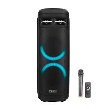 Mikado MD-240KP 12V7.5AH Siyah Usb+FM+Tf Kart+BT Destekli LED Işıklı Kablosuz Mikrofon Öğretmen/Toplantı Amplifikatörü