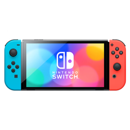 Nintendo Switch Console New OLED Red-Bue Neon