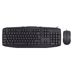 [SEG403] Everest UN-796 USB Kablolu Multimedia Keyboard + Mouse Set Q Türkçe Siyah