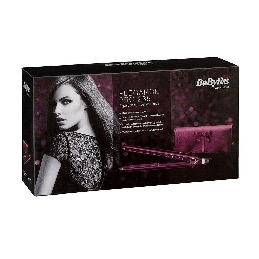 Babyliss Pro 2198KU 235 Elegance Hair Straightener