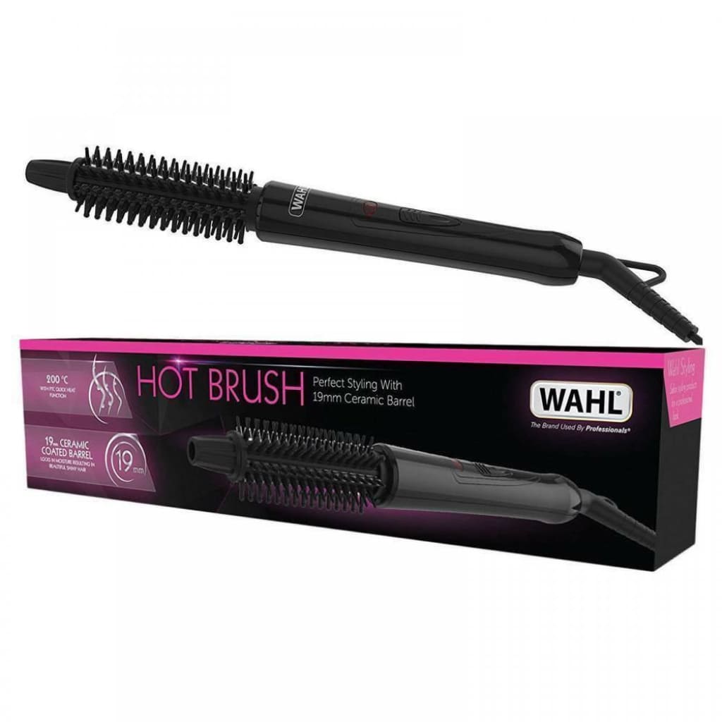 Brush curling clearance tongs