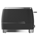 Beko Cosmopolis 2 Slice Toaster Black+chrome - TAM8202B 