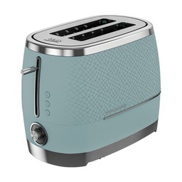 [URUN01319] Beko Cosmopolis 2 Slice Toaster Blue+Chrome - TAM8202T