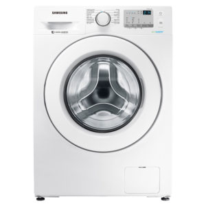 Samsung Front Loading with Diamond Drum, 8 Kg ( EcoBubble )-White WW80J4213KW