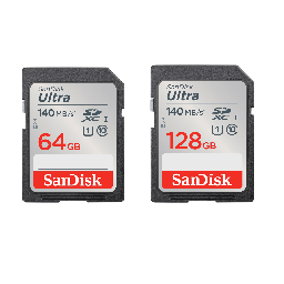 SanDisk Ultra SDXC UHS-I Kart 140Mbps  