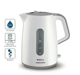 [URUN0851] Morphy Richards 120011 White Brita Filter Kettle Kettle