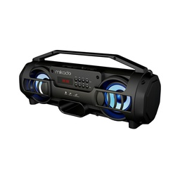 [SEG170] Mikado MD-BT38 Freestyle Black Light BT / TF / USB / AUX / TWS Wireless MP3 Player Speaker