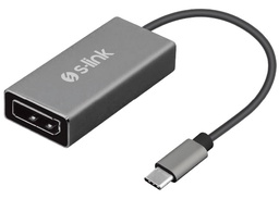 [SEG486] S-link Swapp SW-U510 Gray Metal Type-C to DisplayPort 4K Converter Adapter