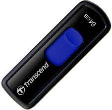 Transcend 64 GB JetFlash 500  Flash Drive (Black)
