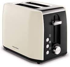 Morphy Richards 222059 Stainless Steel Toaster, Cream