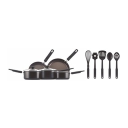 [URUN00419] Prestige 22190 Non-Stick Aluminium 10 Piece Set - Pots and Pans