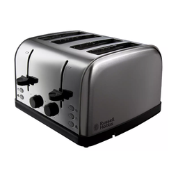 [URUN00505] Russell Hobbs 18790 Futura 4 Slice Toaster - Stainless Steel