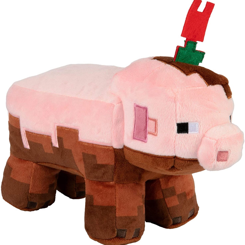 100469 Minecraft Earth Adventure Muddy Pig Plush