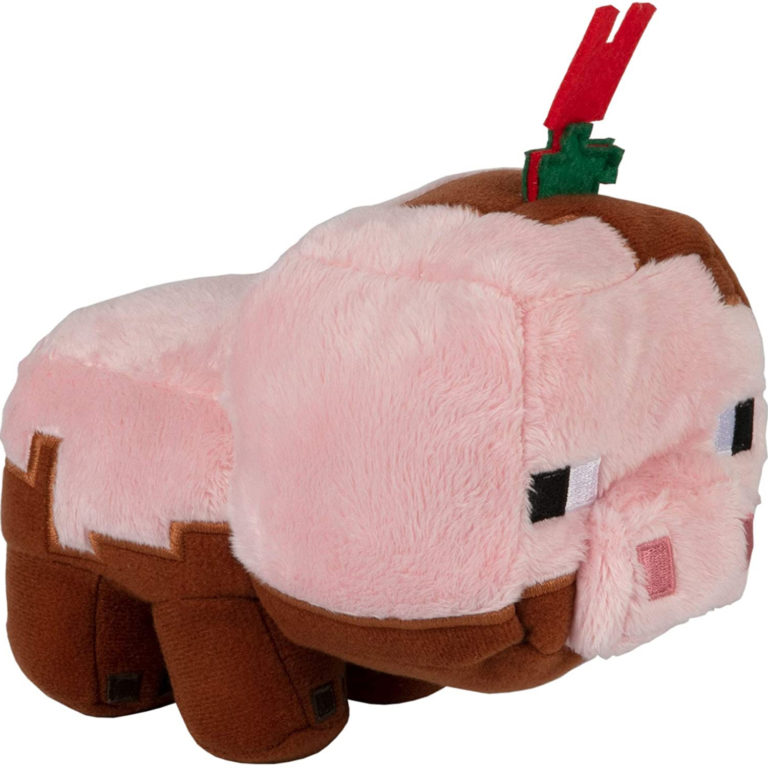 100475 Minecraft Earth Happy Explorer Muddy Pig Plush